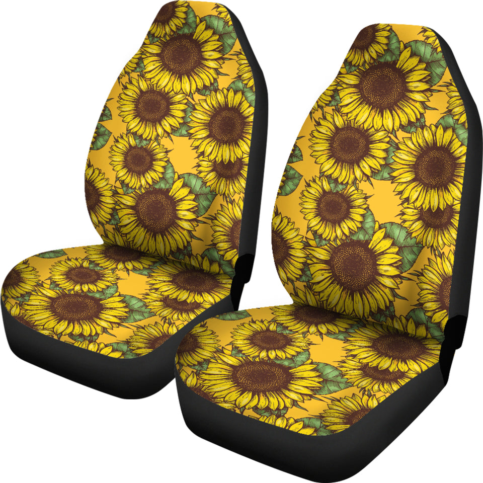 Sunflower Pattern  Universal Fit Car Seat Covers