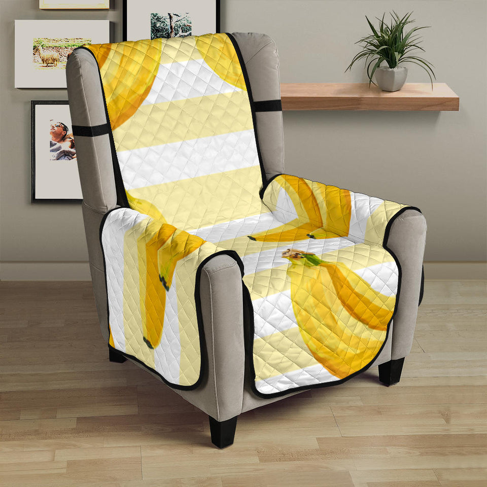 Banana pattern blackground Chair Cover Protector