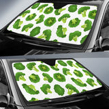 Cute Broccoli Pattern Car Sun Shade