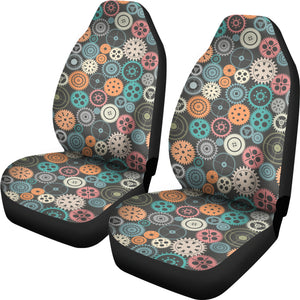 Gear Pattern Print Design 05 Universal Fit Car Seat Covers