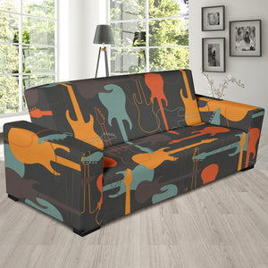 Electric Guitars Pattern Sofa Slipcover
