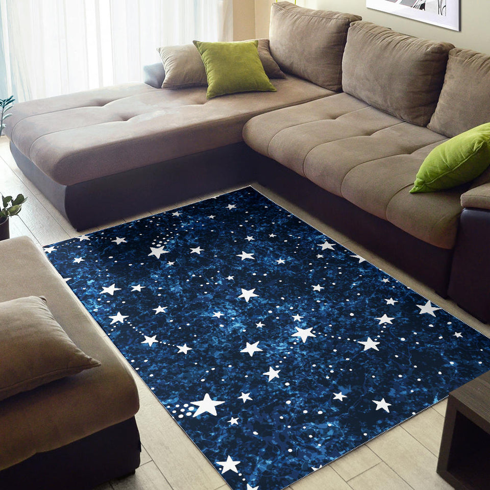 Night Sky Star Pattern Area Rug holiday gift – ccgoodshop