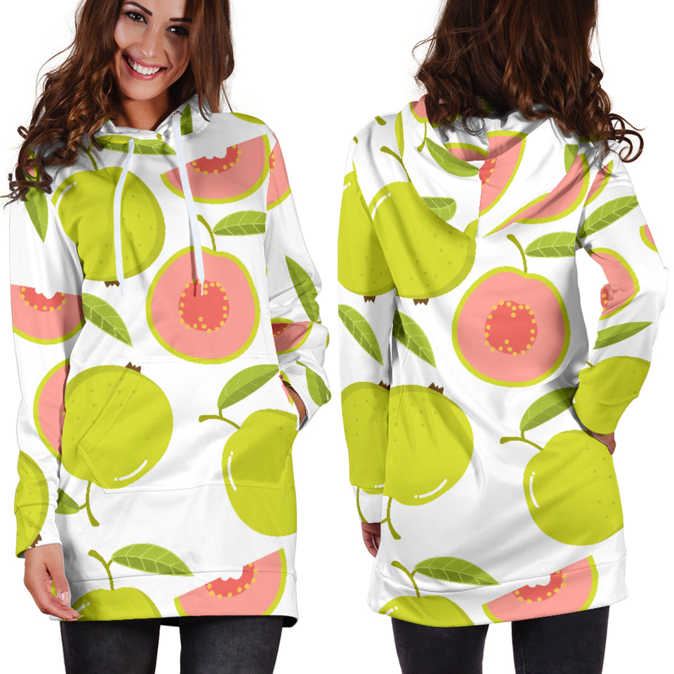 Guava Pattern Women'S Hoodie Dress