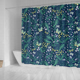 Butterfly Leaves Pattern Shower Curtain Fulfilled In US