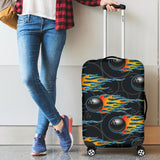 Bowling Balls Flame Pattern Luggage Covers