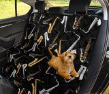 Saxophone Design Pattern Dog Car Seat Covers
