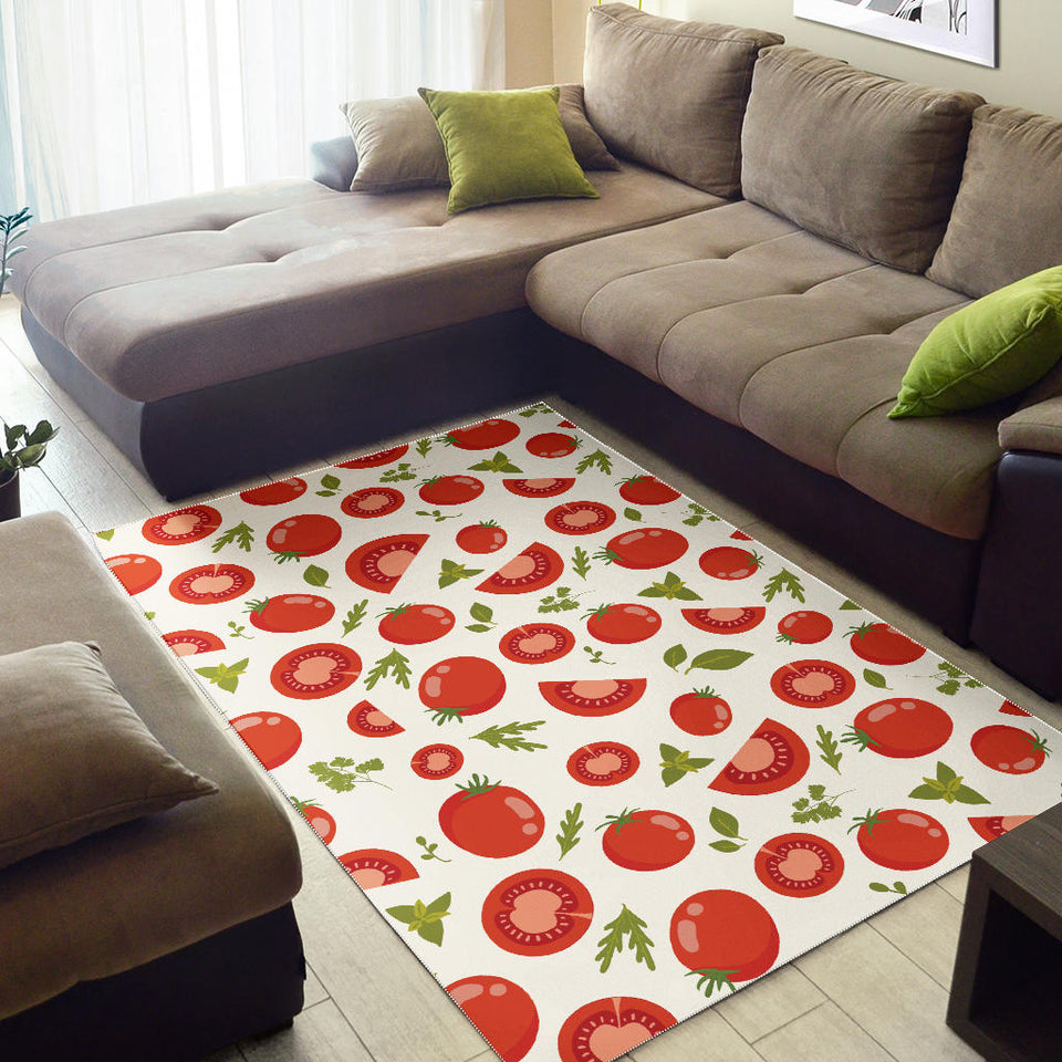 Tomato Pattern Area Rug