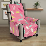 Pink donut glaze candy pattern Chair Cover Protector
