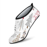 Cute Christmas Tree Pattern Aqua Shoes