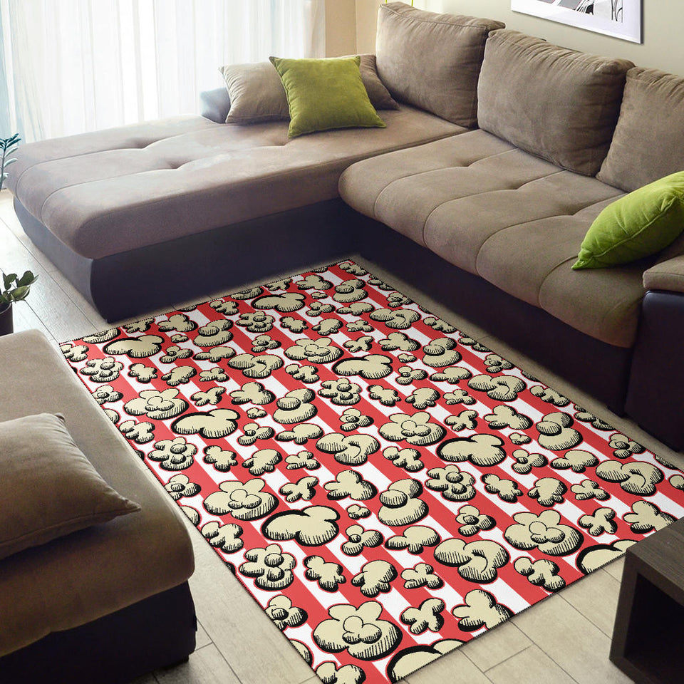 Popcorn Pattern Print Design 05 Area Rug