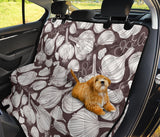 Garlic Bulb Dark Background Dog Car Seat Covers