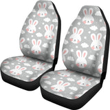 Rabbit Cloud Pattern  Universal Fit Car Seat Covers