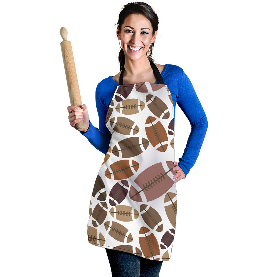 American Football Ball Pattern Adjustable Apron
