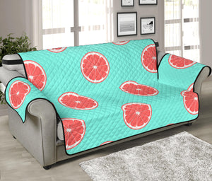 Grapefruit green background Sofa Cover Protector