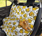 Beer Design Pattern Dog Car Seat Covers