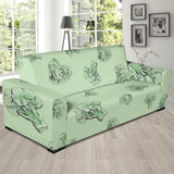 Broccoli Sketch Pattern Sofa Slipcover