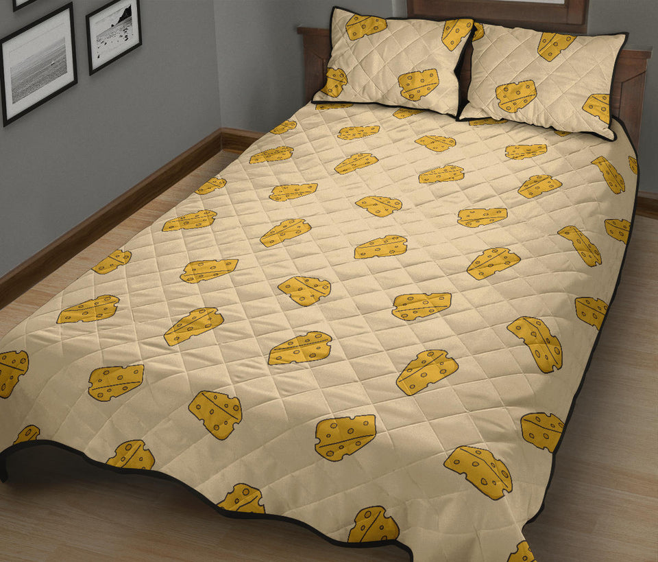 Cheese pattern Quilt Bed Set