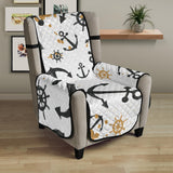 Anchors Rudders pattern Chair Cover Protector