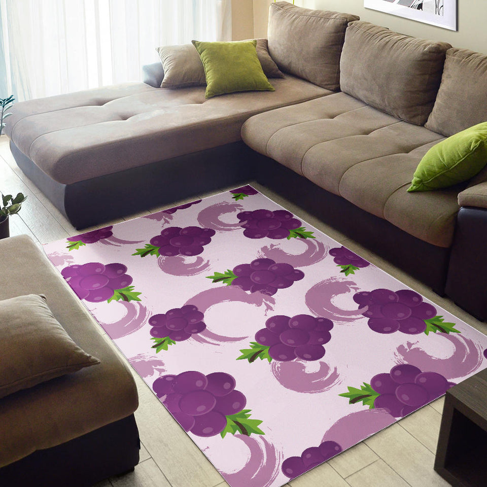 Cute Grape Pattern Area Rug