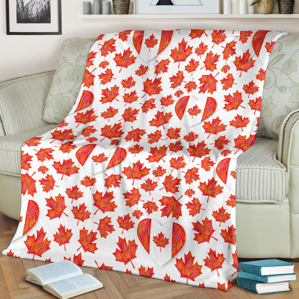 Canada Pattern Print Design 02 Premium Blanket