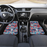 Hand Drawn Colorful Starfish Front And Back Car Mats