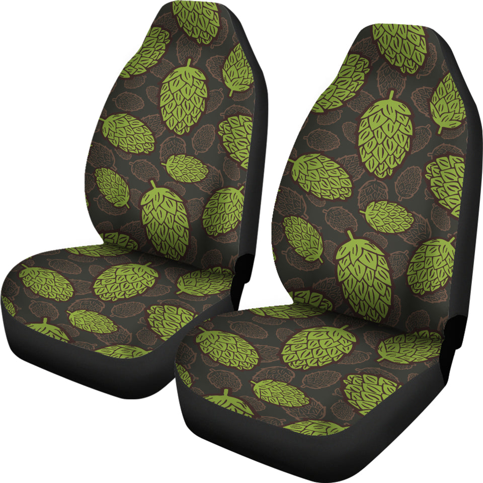 Hop Patter Black Background Universal Fit Car Seat Covers
