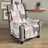 Llama Alpaca pattern Chair Cover Protector