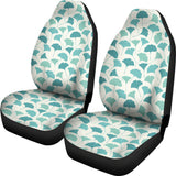 Green Ginkgo Leaves Pattern Universal Fit Car Seat Covers