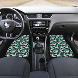 Pelican Pattern Print Design 03 Front and Back Car Mats
