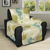 Seahorse shell starfish pattern background Recliner Cover Protector