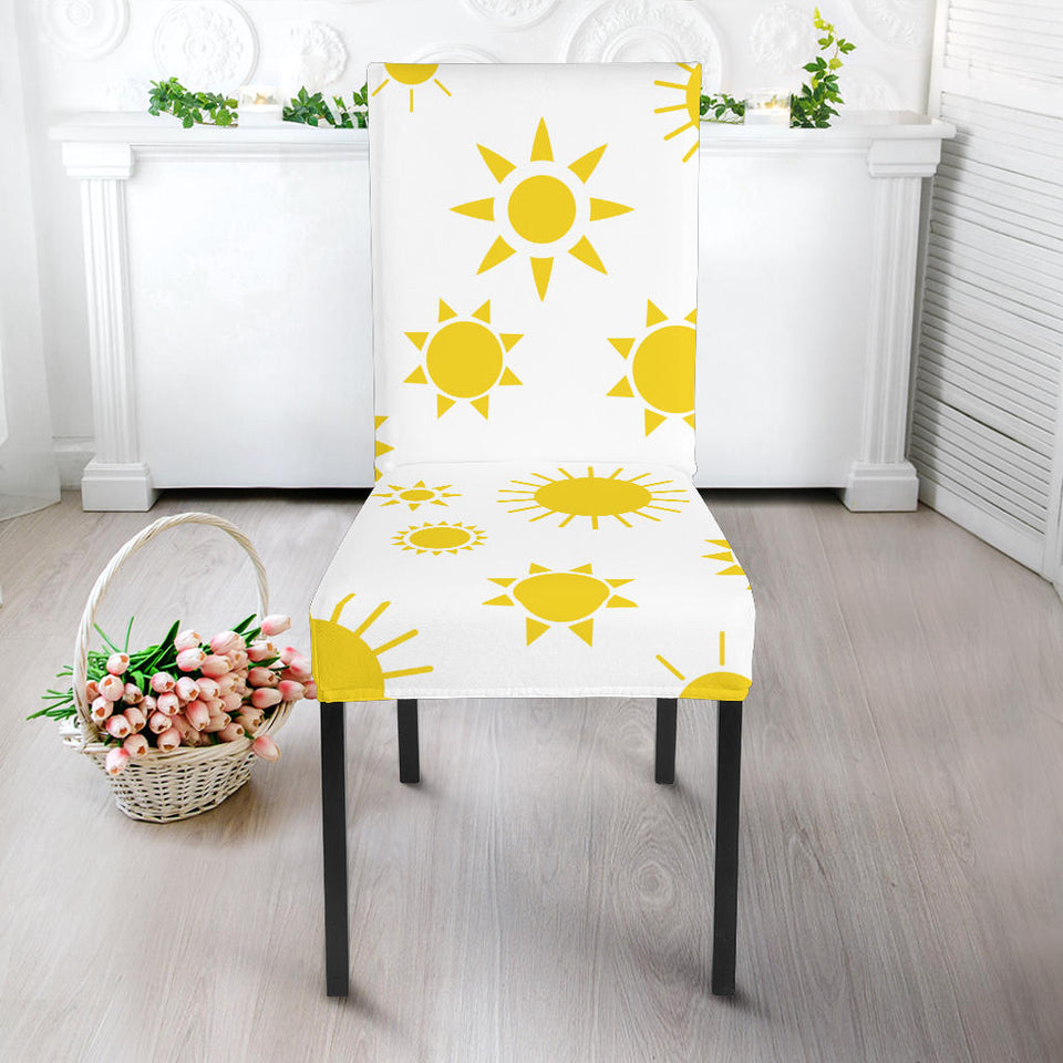 Sun Pattern Dining Chair Slipcover