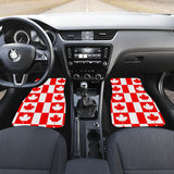 Canada Pattern Print Design 05 Front and Back Car Mats
