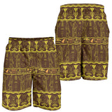 Egypt Hieroglyphics Pattern Print Design 03 Men Shorts