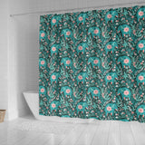 Elephants Jungle Pattern Shower Curtain Fulfilled In US
