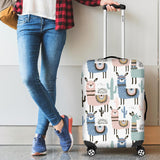 Lama Alpaca Cactus Hand Drawn Pattern Cabin Suitcases Luggages