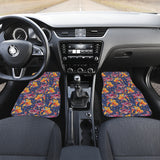 Goldfish Pattern Print Design 05 Front and Back Car Mats