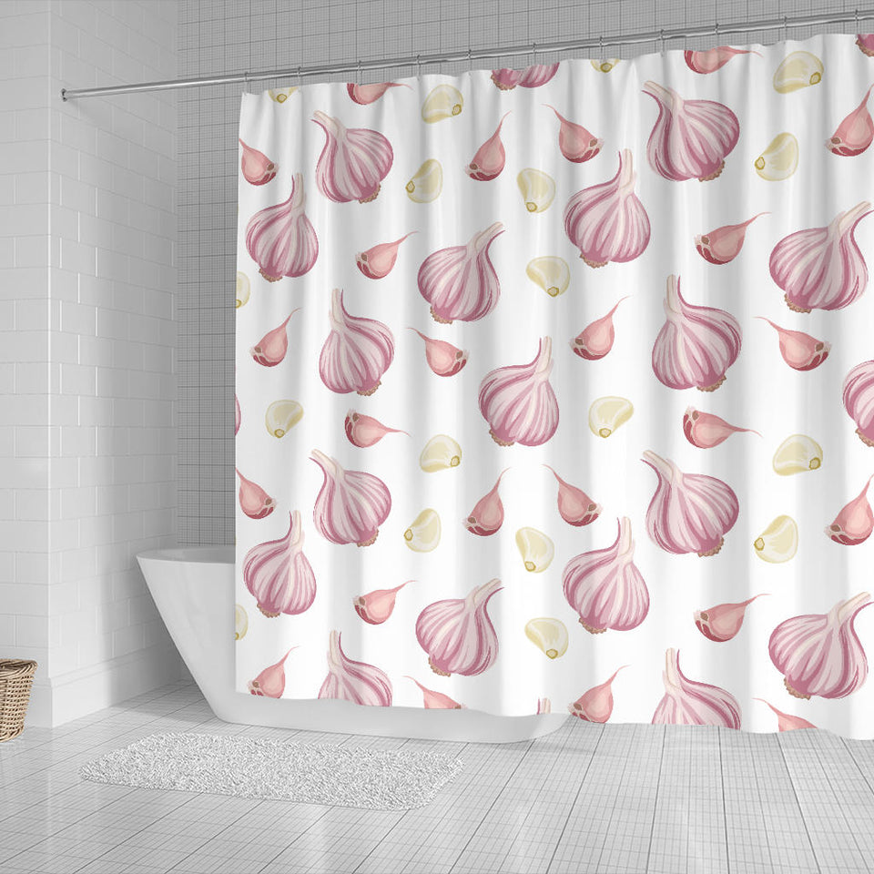 Garlic Pattern Shower Curtain Fulfilled In US