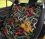 Colorful Snake Plant Pattern Dog Car Seat Covers