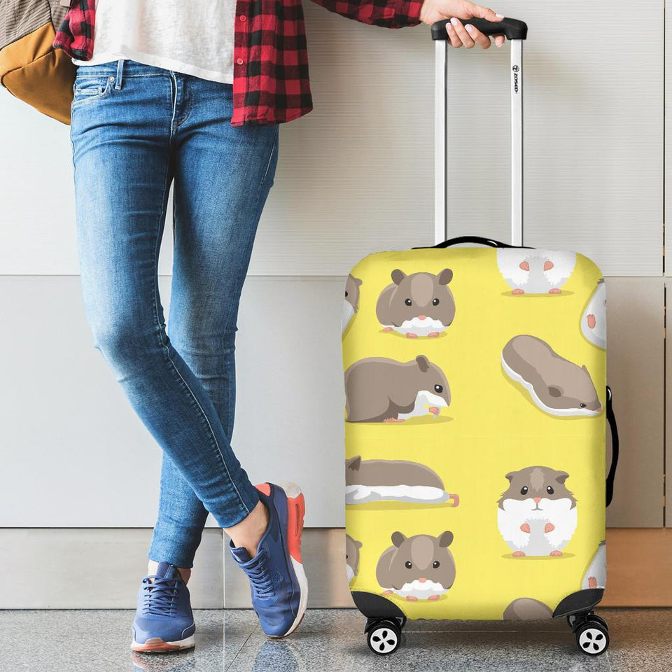 Cute Hamster Pattern Cabin Suitcases Luggages