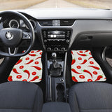 Chili Pattern Front And Back Car Mats