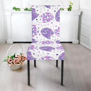 Hedgehog Pattern Print Design 05 Dining Chair Slipcover