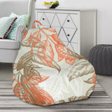Cocoa Beans Cocoa Tree Pattern Bean Bag Cover