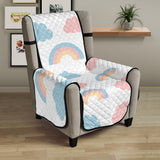 Cute rainbow clound pattern Chair Cover Protector