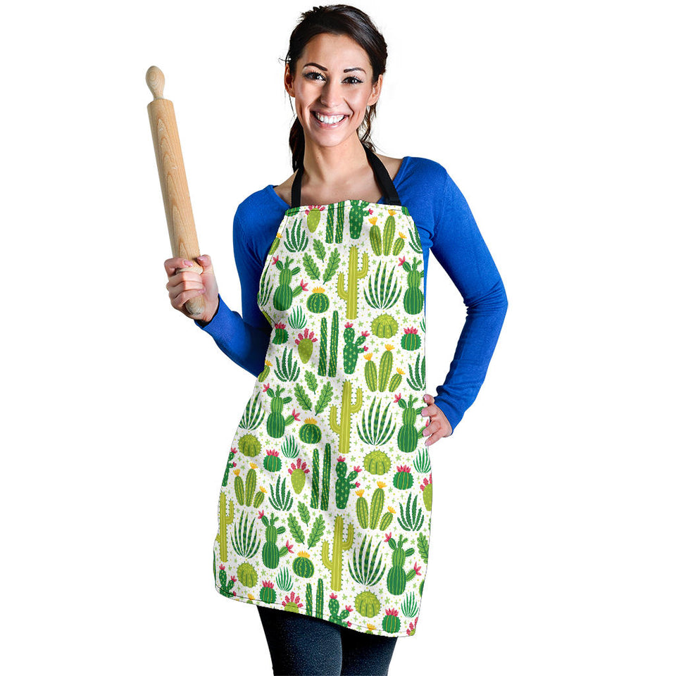 Cactus Pattern Adjustable Apron