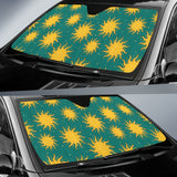 Sun Green Background Car Sun Shade