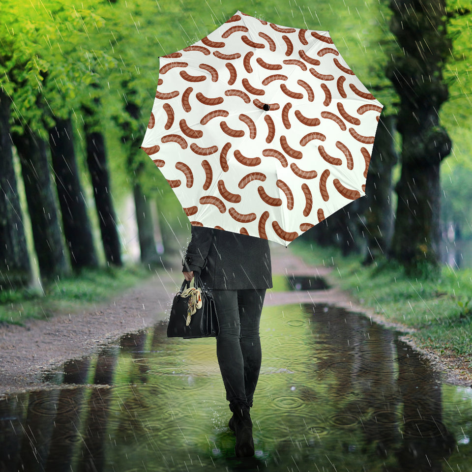 Sausage Pattern Print Design 04 Umbrella