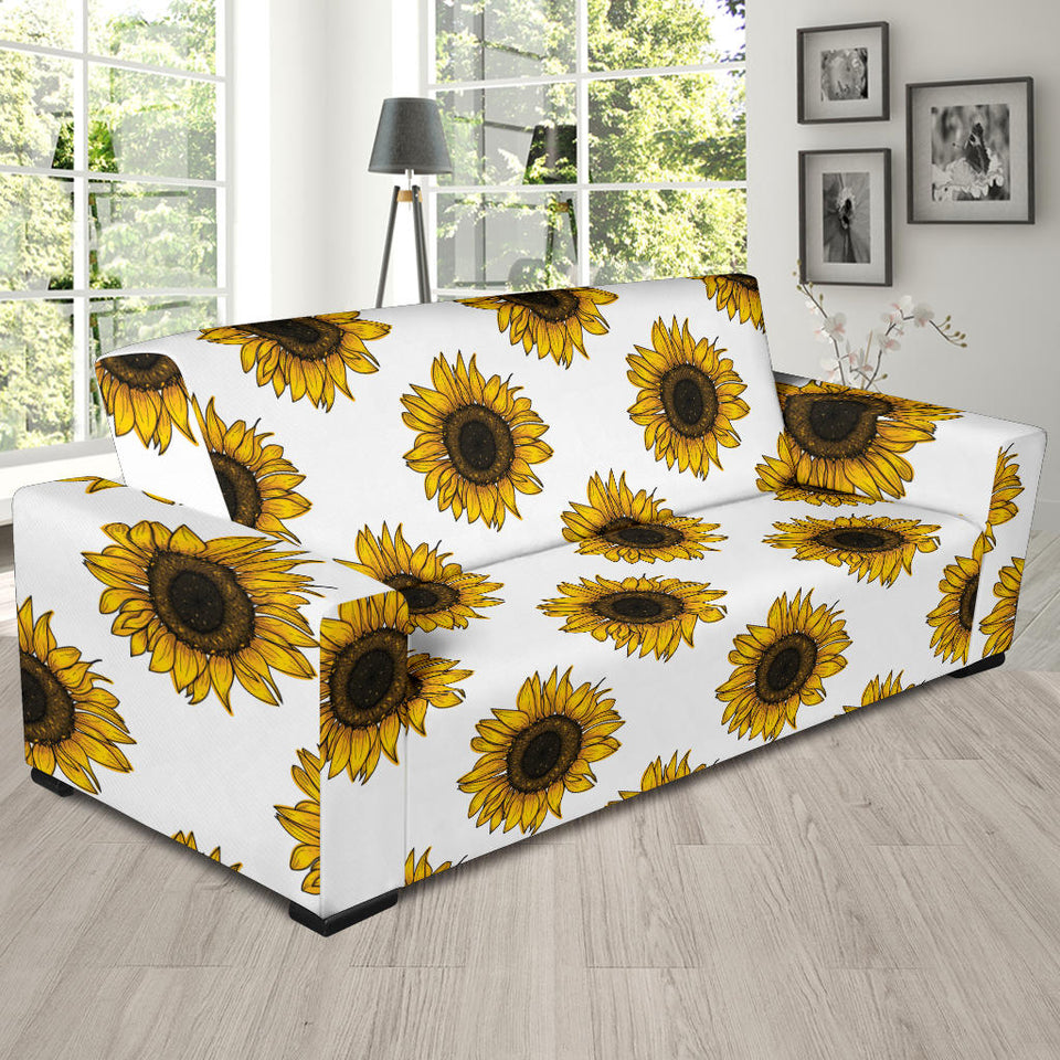 Sunflowers Design Pattern Sofa Slipcover
