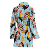 Rooster Chicken Cock Snowfalke Women'S Bathrobe