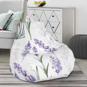 Hand Painting Watercolor Lavender Bean Bag Cover