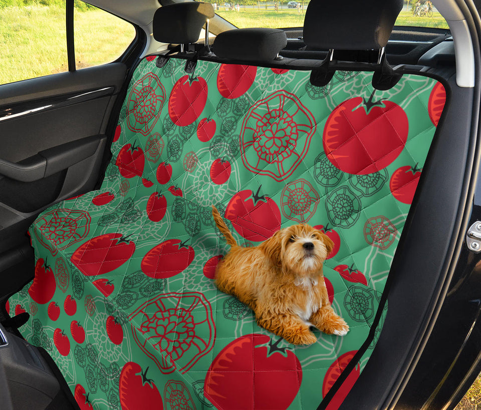 Tomato Design Pattern Dog Car Seat Covers